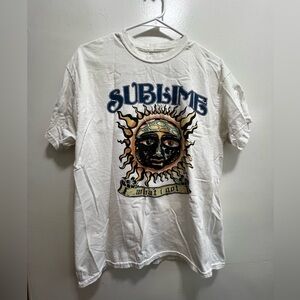 Women’s Sublime Long Beach California “what I got” White Shirt in Large